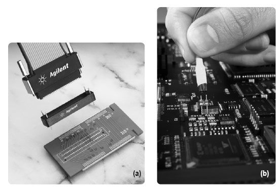 圖1. 這些照片對&ldquo;設(shè)計(jì)中包括連接&rdquo;的探頭和&ldquo;事后連接&rdquo;的探頭進(jìn)行比較。