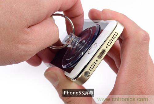 土豪金iPhone 5S拆解：內(nèi)部結(jié)構(gòu)升級，維修難度增加