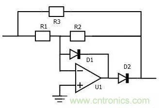 如何利用單電源運放跟隨器實現精密全波整流？