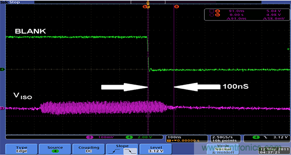 利用isoPower器件屏蔽電源，從而提高精度