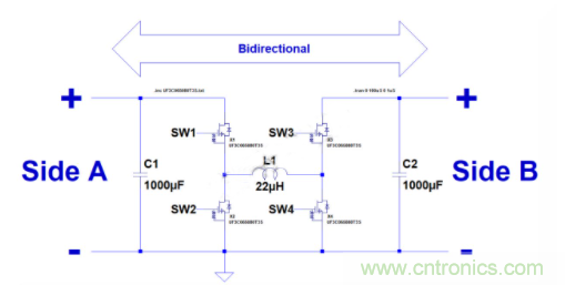 如何用碳化硅MOSFET設計雙向降壓-升壓轉換器？
