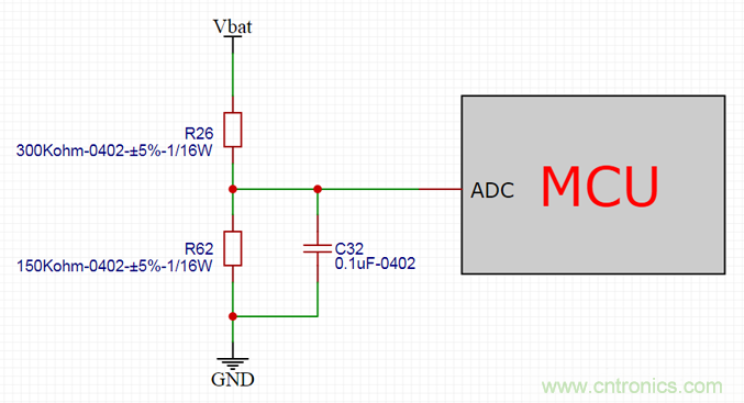 電池電壓偵測(cè)電路&ldquo;踩坑&rdquo;：分壓電阻的精度竟然是5%，不是1%