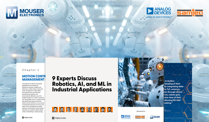 貿澤電子聯合ADI與Samtec發布工業AI/ML電子書：探索工業自動化未來