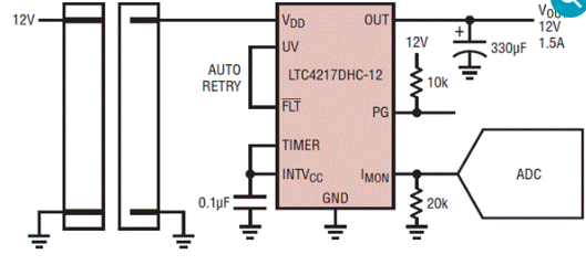 通過LTC4217提高熱插拔性能并節省設計時間