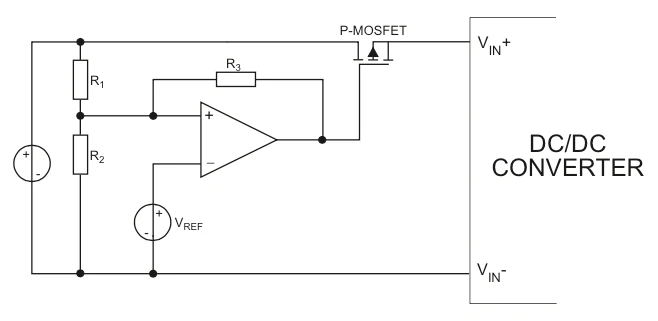 啟動期間轉換器上的負載減少浪涌電流