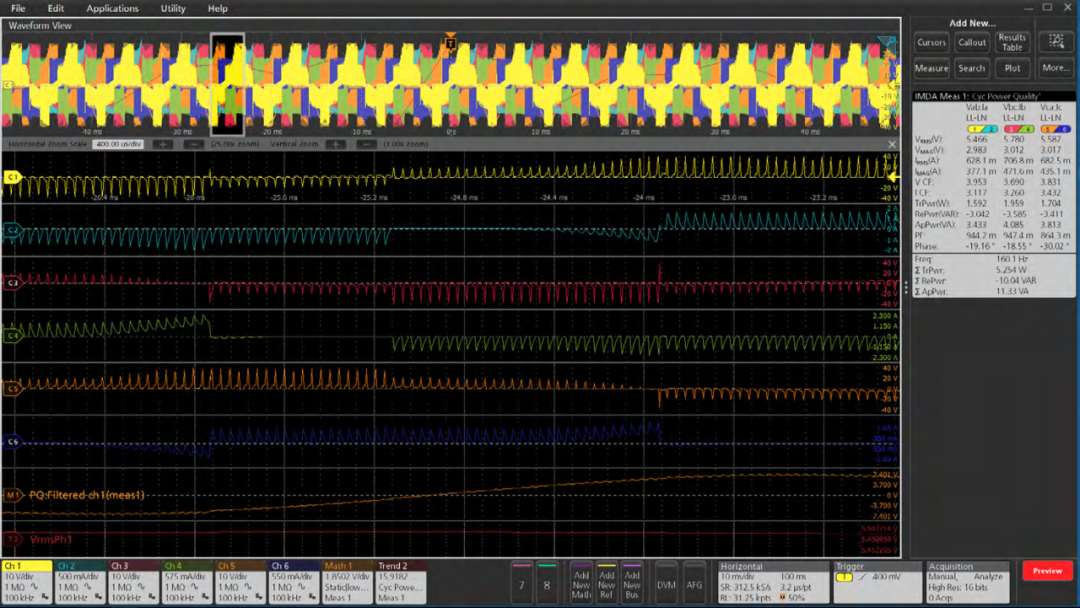 使用示波器對三相電機驅動器進行測量（上）