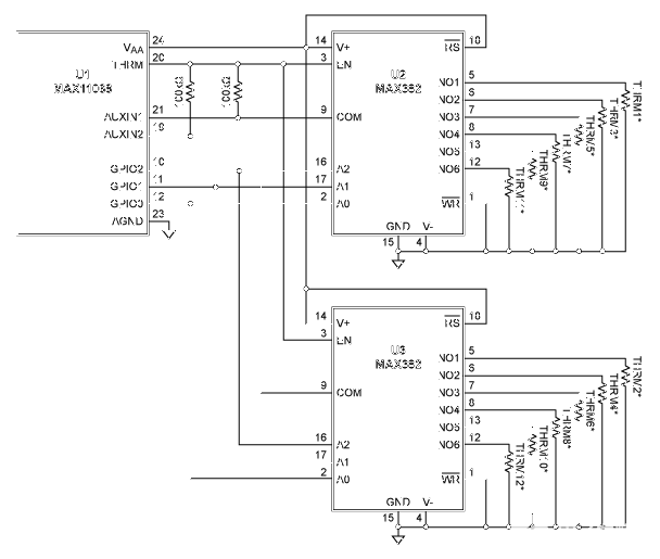 測量電池管理系統(tǒng)中的多個(gè)溫度，并節(jié)省電力